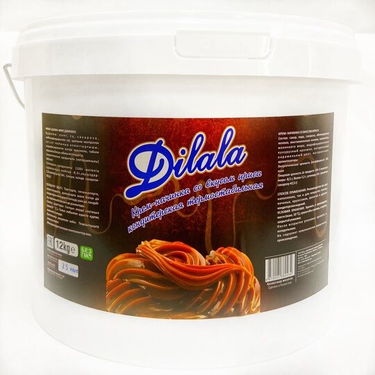 Начинка кондитерская  термостабильная  со вкусом ириса 12кг